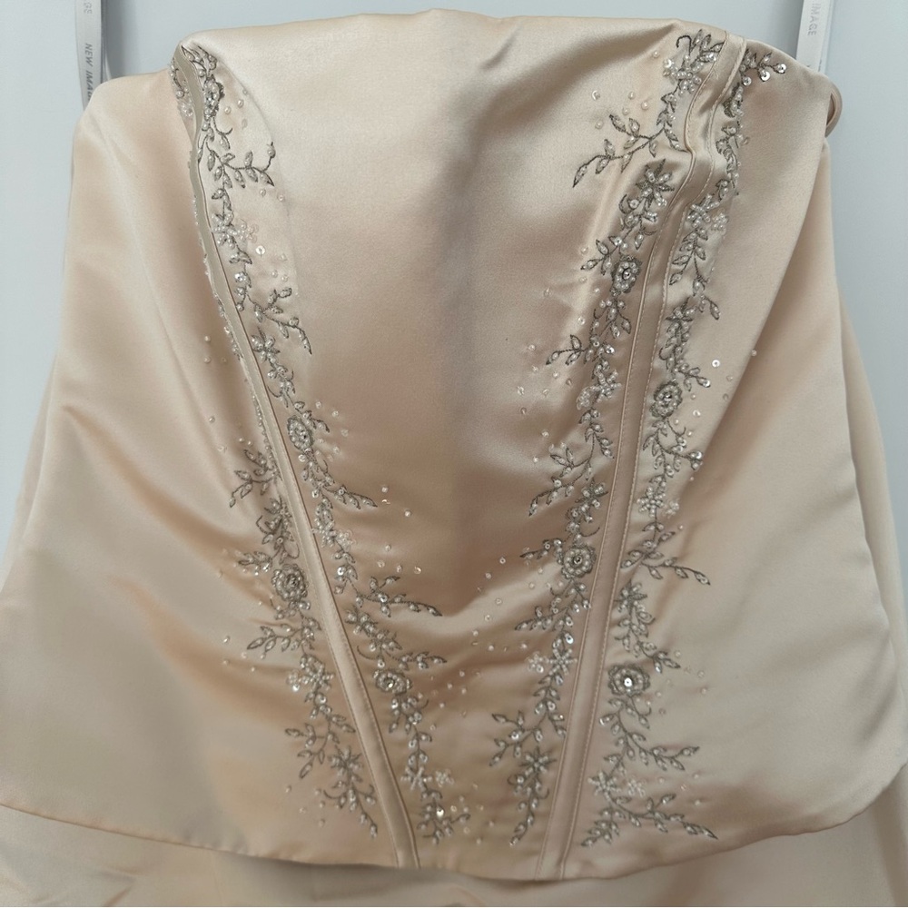 NEW NWT two piece prom dress or special occasion gown with elaborate beading
